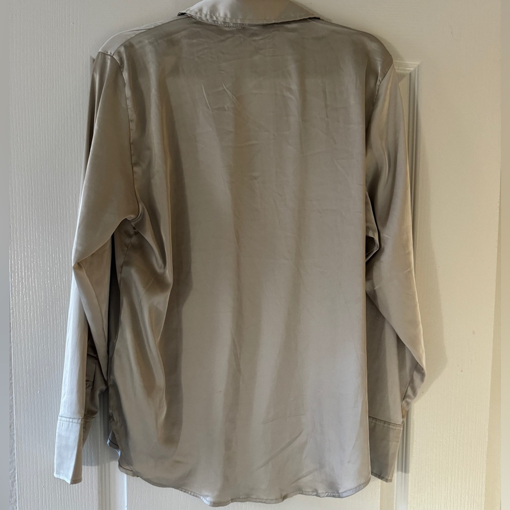 SATIN BLOUSE - Picture 2 of 3